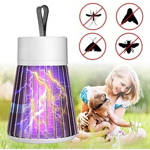 Bug Zapper Indoor Zapper USB Mosquito Trap Fly Zapper Small Brush, Radiationless - Picture 2 of 8